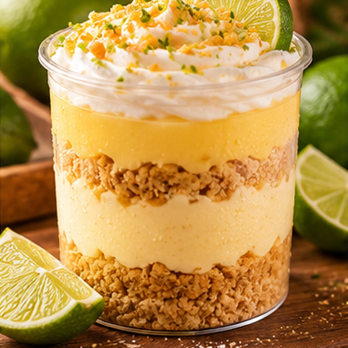 Lemon pie dessert jar from Giuliana's Peruvian Kitchen